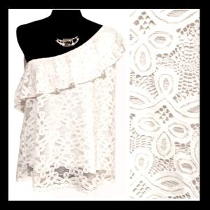 White Lace Top!!! ...like NEW!!!